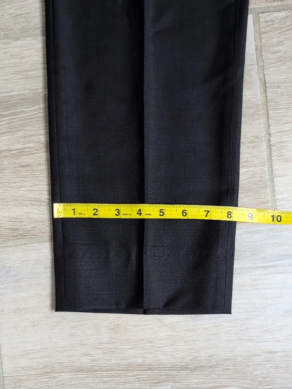 35x31 Men's Wearhouse ToBlack Tailored Suit Pants | Black Dress Pants